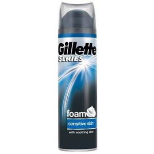 Пена для бритья Gillette Series Sensitive, 250 мл, Rasierschaum-Gel