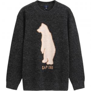 Топ унисекс GAP, серый