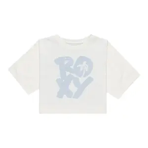 Футболка детская Roxy Boxy Crop Started, белый