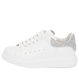 Кроссовки oversized sneaker 'white holo silver' Alexander Mcqueen, белый