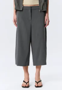 Костюмные брюки-капри Weekday, Grey Melange Dark