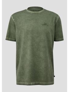 Футболка 7928_оливково-зеленого цвета QS