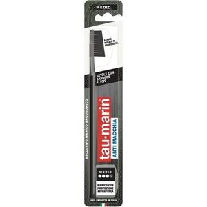 Taumarin Зубная щетка Tau-Marin Professional 27 Black с антибактериальной щетиной, устойчивой к пятнам