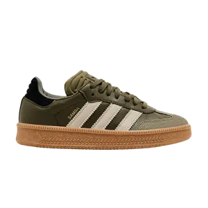 Кроссовки adidas Samba XLG 'Olive Strata', зеленый