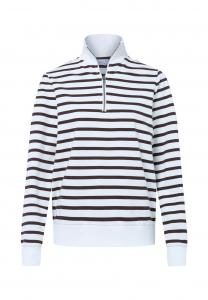 Толстовка Marie Lund Sweatshirt, Schoko/Ecru/White