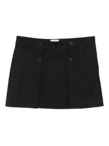Юбка мини на пуговицах The Garment, черный
