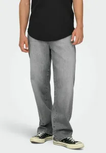 Джинсы onsfade со средней посадкой и свободным кроем Only & Sons, Light Grey Denim