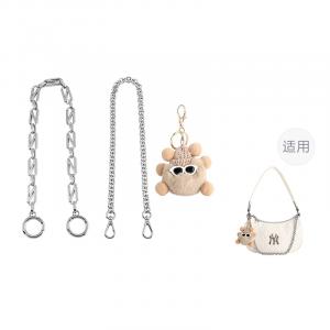 Медный ремешок для сумки женский серебристый роскошный уход мастерская