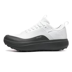 Qiandongmeili Белые серые низкие ботинки Мартин до щиколотки, цвет White Gray Low-Top