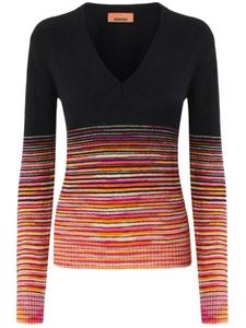Кашемировый свитер Missoni с эффектом деграде, черный