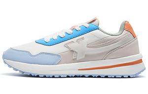 Кроссовки женские толстые низкие белые/синие Xtep