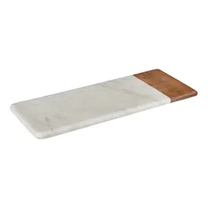 Прямоугольная разделочная доска Мрамор и акация El Corte Inglés, естественный