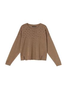 Тонкий вязаный свитер Lola Casademunt Sweater, золотой