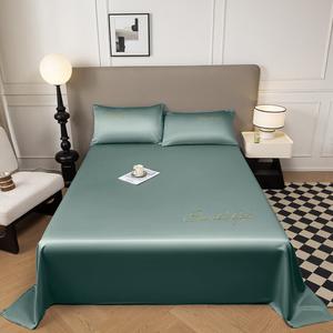 Avivi Простыня 160х230 см из охлаждающего шелка, антибактериальная, цвет Light Blue