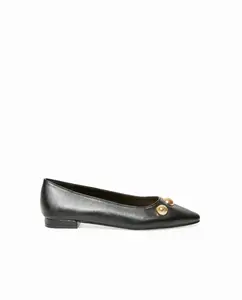 Балетки с шипами Sfera, черный