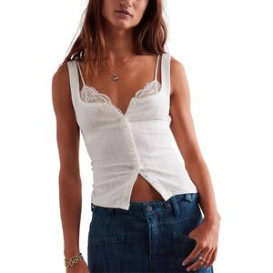 Топ-майка End Game с ажурной вязкой Free People, цвет sugar swizzle