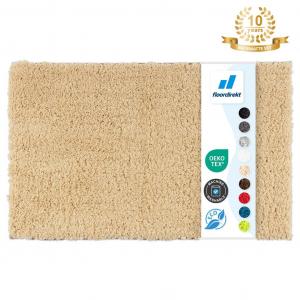 Коврик для ванной Sky нескользящий и быстросохнущий бежевый 50х60 см Floordirekt