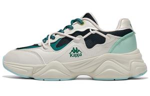 Kappa Кроссовки Anti-Slip Wear-Resistant Low-Top Chunky Sneakers Unisex White Green