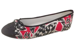 CHANEL Женские повседневные туфли Women's Black White Red