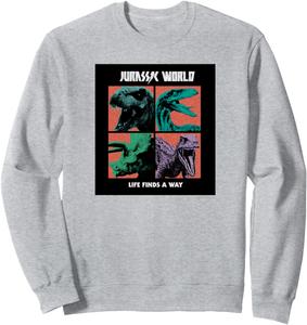 Толстовка Jurassic World ROCK, синяя, размер S