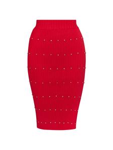 Юбка длиной до колена faina, красный
