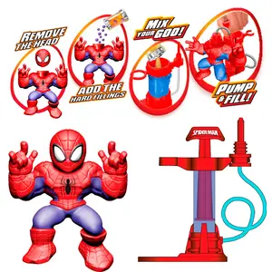 Фигурка Человека-паука от Bandai Creator Goo Jit Zu Hero, красный