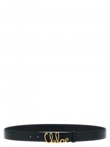 Ремень 'Chloé Iconic', черный