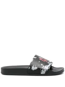 Шлепанцы с принтом 44 44 Label Group, черный