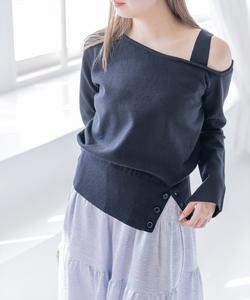 Вязаный топ на одно плечо <<Новинка>>