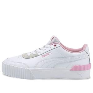 Кроссовки carina lift casual board shoes white/pink Puma, белый