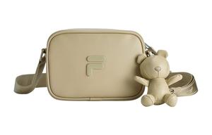 FILA FUSION Сумка через плечо из полиуретановой искусственной кожи унисекс миндально-желтого цвета хаки, Almond Yellow Khaki