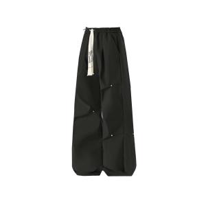 Eooven Повседневные брюки унисекс, Черный на флисовой подкладке