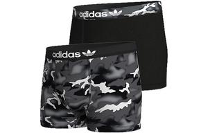 Мужские боксеры Adidas, 2 шт (Черный+Черный камуфляж)