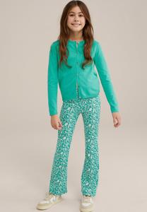 Кардиган WE Fashion Cardigan, Green Blue/Teal