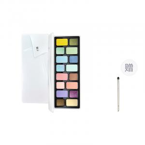 Natural Main Actor Палетка теней для век на 16 оттенков, легко растушевывается, улучшает цвет лица QIANEE, #spontaneity-ambient светло palette