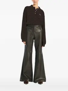 Рубашка поло с длинными рукавами Rotate Birger Christensen, коричневый