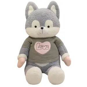 Плюшевая кукла Chihuahua, высота 60см/80см/100см/120см Bitter purchase, серый