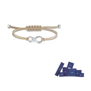 Swarovski Браслеты из искусственного хрусталя унисекс бежевый