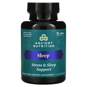 Добавка Ancient Nutrition Stress Sleep Support, 60 капсул