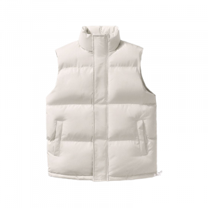 Жилет Unisex Stand Collar Moderate Others VanCamel, белый