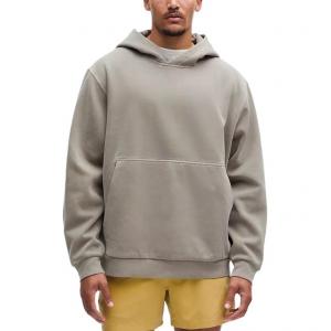 Свитшот с капюшоном Steady State постиранный мужской выцветший черный сосна Lululemon, светлый оттенок затемненная сосна