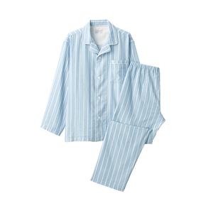 Пижама двухслойная мужская Muji с боковыми швами, дымчато-синий