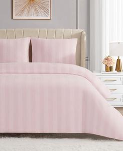 Комплект постельного белья Jenny Velour Striped Jacquard из 3 предметов, размер King Juicy Couture, Light Pink