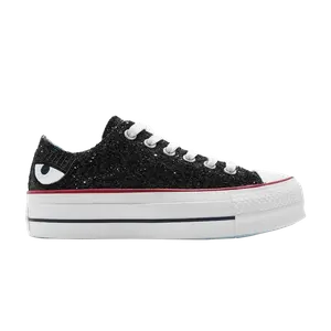 Кроссовки Converse Chiara Ferragni x Wmns Chuck Taylor All Star Lift Ox 'Black White', черный