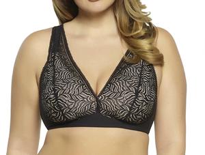 Бюстгальтер Carolina Stretch Lace без косточек черный Paramour