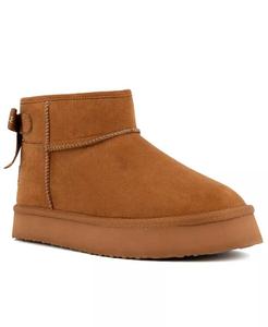 Женские старинные ботильоны на мини-платформе для холодной погоды Juicy Couture, коричневый