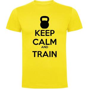 Футболка Kruskis Keep Calm And Train, желтый