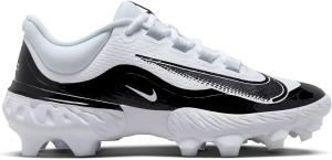 Бейсбольные бутсы Nike Men's Alpha Huarache Elite 4, White/Black/Pure Platinum