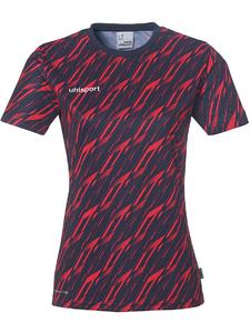 Спортивная рубашка "Progressive 28 Short Sleeve Women's" синего цвета uhlsport