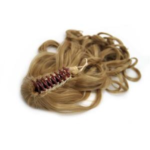 Накладные волосы pferdeschwanz haar extensions m/ spange #27 mittelblond - gelockt Fashiongirl, количество 1 шт.